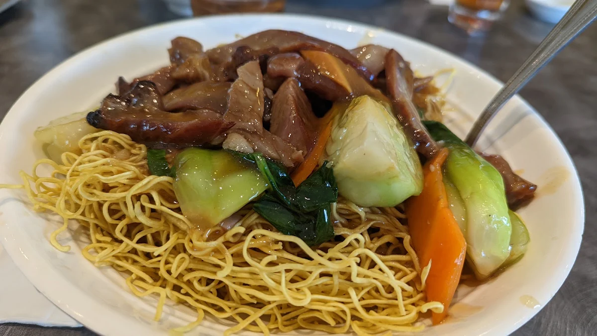 Assorted Meat & Vegetables Fried Noodles 什 會 炒麵, Sun's BBQ Restaurant